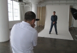 Josh Duhamel backstage